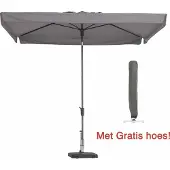 Madison Parasol rechthoek Taupe 300 x 200 met hoes Amsterdam