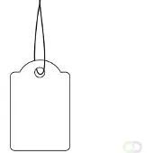 Herma Hanglabel 18x28 mm met draad rood 1000 st.