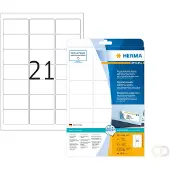 Herma Etiket 5074 63.5x38.1mm verwijderbaar wit 525 stuks