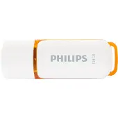 Philips USB 2.0- stick FM12FD75B / 00 Snow Edition 128 GB Wit en oranje