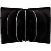 MediaRange | DVD Videobox | 39mm | 12 Disc | Zwart | 10 Stuks