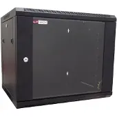 WP WPN-RWB-09605-B Wandbehuizing Glasdeur 9U Zwart - 600x500x500mm (BxHxD)