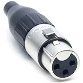 Amphenol AC3F XLR Connector 3-polig XLR Kabeldeel Female AC Serie