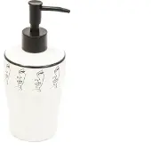 Housevitamin Bestel Zeeppompje-Gezichtjes- Zwart- 8x18cm en allerlei andere leuke woonaccessoires van bij Dry FLWRS! √Snelle Levering