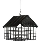 Wildlife Garden Voedersilo Vetbollenhouder Huis Zwart - Wildlife Garden - WG3343 - Voedersilo voor Vogels