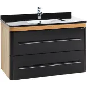 Boss & Wessing Wastafel bws piano 101x53 cm zwart graniet