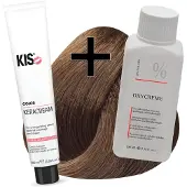 Kis haarverfset - 7G Middel goudblond - haarverf & waterstofperoxide