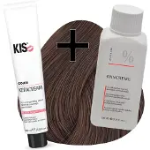Kis haarverfset - 7H Medium hazelnoot blond - haarverf & waterstofperoxide