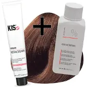 Kis haarverfset - 6CB Donker chocolade blond - haarverf & waterstofperoxide