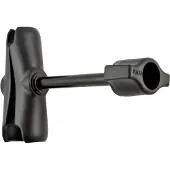 Ram Mounts Double Socket Arm With Retention Knob Zilver