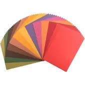 Vaessen creative Cardstock - Multipack Herfst - A4 - 60 vellen - Glad - 216 g