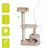 Laroy Ebi Krabpaal Trend Tree Adelaide | 70x40x130cm Beige