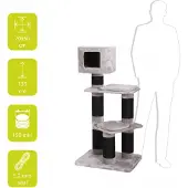 Laroy Ebi Krabpaal Comfort Crawford | 70x50x135cm Grijs