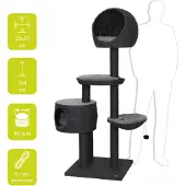 Europet EBI Krabpaal Trend Cat Tree Elegance Touch - 58x58x162,5cm