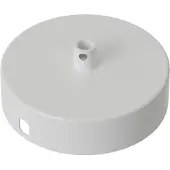 Calex Snoerboer plafondkap 1 snoer - Ø10 cm - metaal - wit - rond