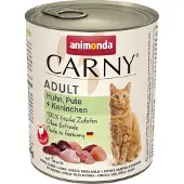 Animonda Carny Adult - Kip met Kalkoen en Konijn - 6 x 800 g