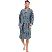 Pastunette Bamboe badjas heren - - Heren ochtendjas met bamboe - luxe - kimono -maat XXL (56)