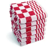 Byrklund Keukendoek Clean & Fresh Rood (Set van 6)