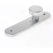 Nemef 3253 FB Beslag kortschild afgerond | Knop | los schild | F1 aluminium | Blind - 9325307000
