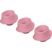Womanizer Premium Eco - opzetstukjes set - siliconen - roze - 3 stuks - L