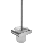 Guido Gusto Wc-borstel gun metal Ovaal