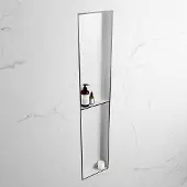 Mondiaz Easy nis 90x30x8cm 2 vakken urban/talc