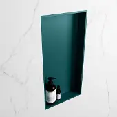 Mondiaz easy nis 59,5x29,5 cm in solid surface kleur smag | smag. 1 vak geschikt voor in- of opbouw