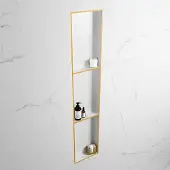 Mondiaz Easy nis 150x30x8cm 3 vakken ocher/talc