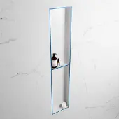 Mondiaz Easy nis 90x30x8cm 2 vakken jeans/talc
