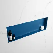 Mondiaz easy nis 89,5x29,5 cm in solid surface kleur jeans | jeans. 1 vak geschikt voor in- of opbouw