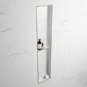 Mondiaz Easy nis 90x30x8cm 2 vakken army/talc