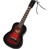 Aim Kerstversiering akoestische gitaar bruin