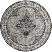 Nordal Venus rond vloerkleed grijs - diameter 240cm