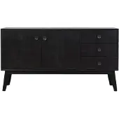 Light & Living Kast 152x40x80 cm ESPITA hout zwart (Zwart)
