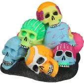 Aqua Della Dia De Los Muertos Schedels Stapel 11,8x14,2x15,1 Cm