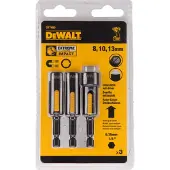DeWalt DT7460-QZ 3 Delige Extreme Impact Bit Dopsleutelset