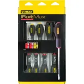 Stanley handgereedschap 8-Delige FatMax Schroevendraaierset Parallel/Standaard/Phillips - 0-65-437