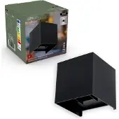 Led's Light Buiten LED wandarmatuur Amarillo Zwart