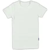 Claesen's T-shirt wit Jongens Katoen Ronde hals Effen - 92-98