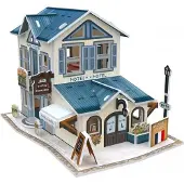 Cubicfun 3D puzzel Hotel France 16,5 cm foam 32 stukjes