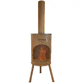 Bonfeu 5002R Tuinhaard BonTon 50 - Roest - 172cm - 50cm