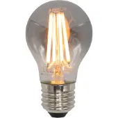 LumenXL E27 dimbare filament LED lamp, Ø60mm, 8,5W, smoke glas