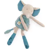 Moulin Roty - Knuffelrammelaar Olifant 'Sous mon Baobab'