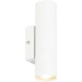 QAZQA Moderne wandlamp wit 2-lichts GU10 50mm - Jeana