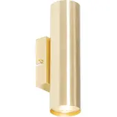 QAZQA Moderne wandlamp messing 2-lichts - Jeana