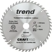 Trend cirkelzaagblad 250x30x3,0mm 48T