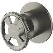 Hotbath Cobber @Work CW011EXT afbouwdeel inbouw 2-weg omstel geborsteld nikkel