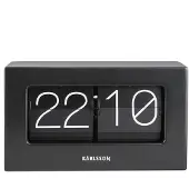 Karlsson Klok Boxed Flip Matt Black 20,5 x 7 cm