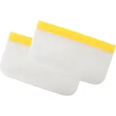 DOTZ Vershoudzakjes met zipsluiting - Geel 290 ml - 2 stuks