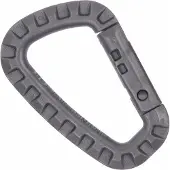 Fostex Karabijnhaak kunststof wolf grey